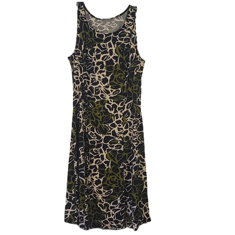 NWT DANNY AND NICOLE 2 Piece Women's Floral Midi Dress with Jacket Size 2X - Picture 5 of 16